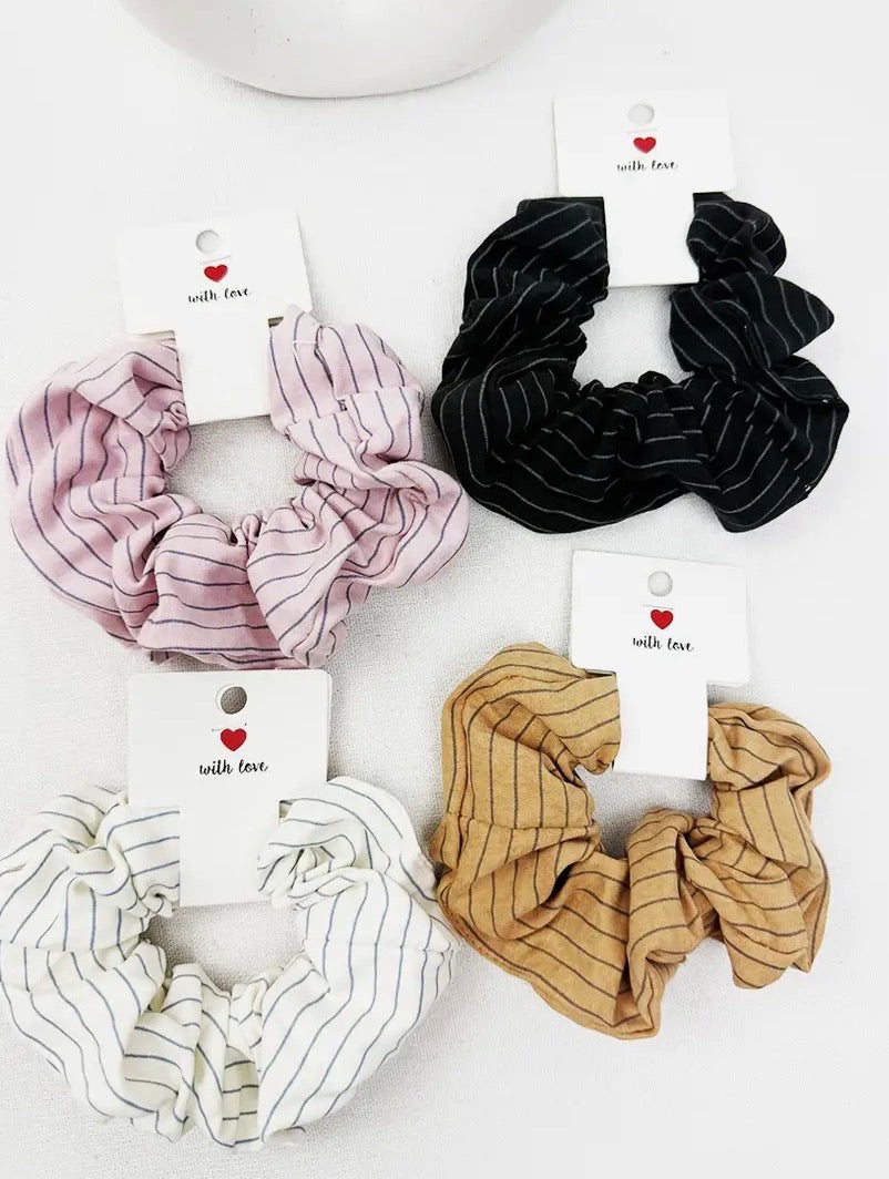 Stripped Scrunchie