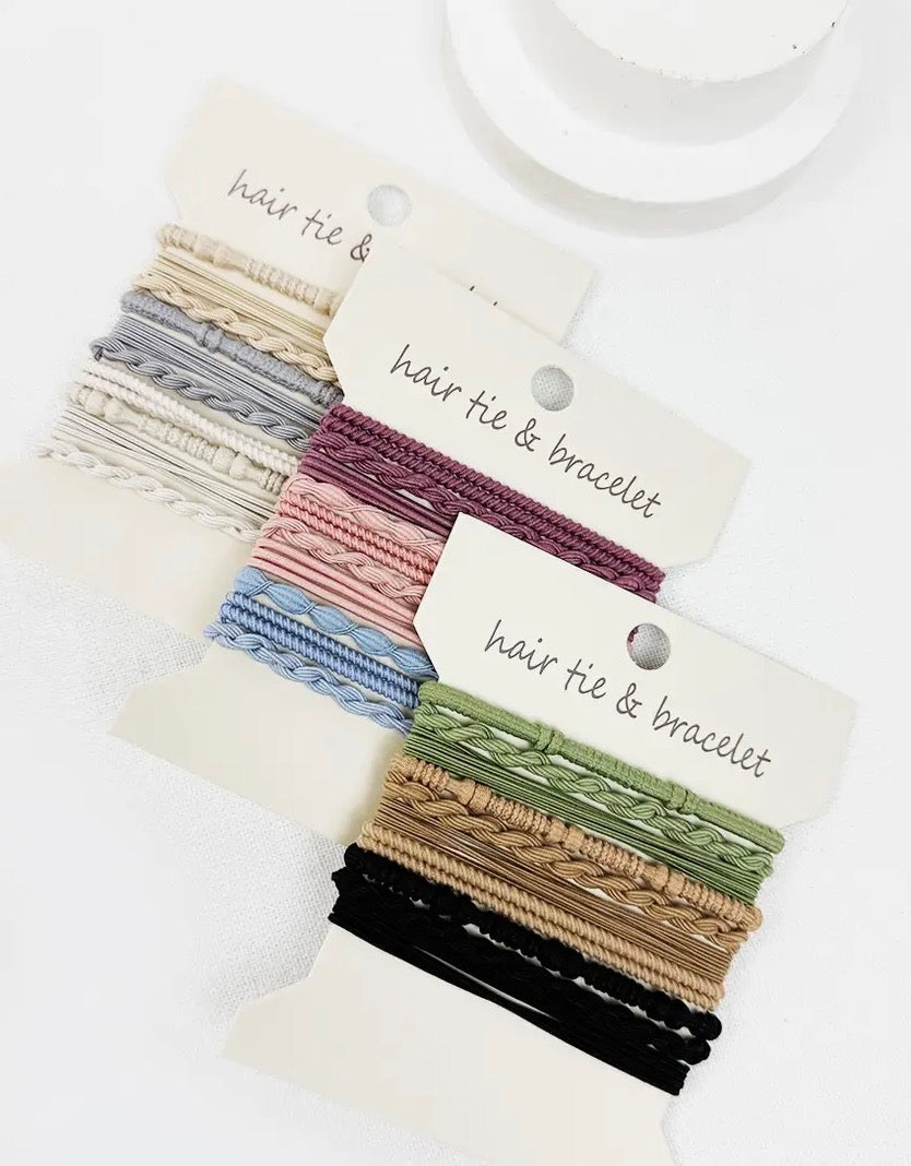 Boho Hair Tie Bracelets