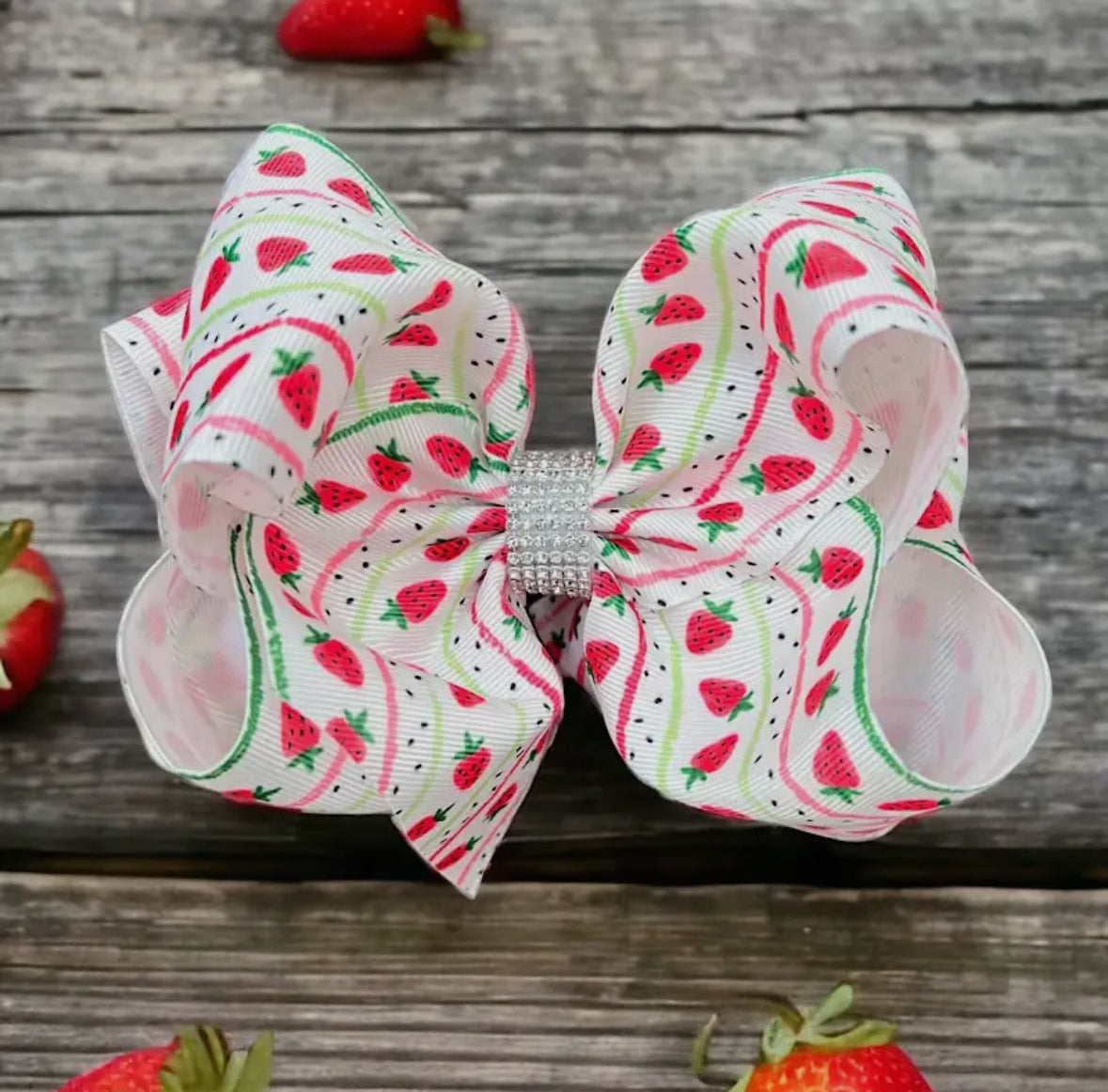 Strawberry Hairbow