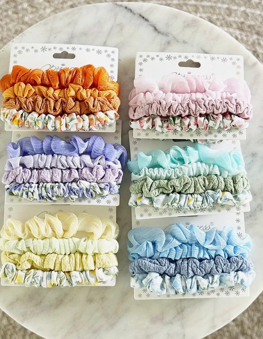 4pc Scrunchie Set