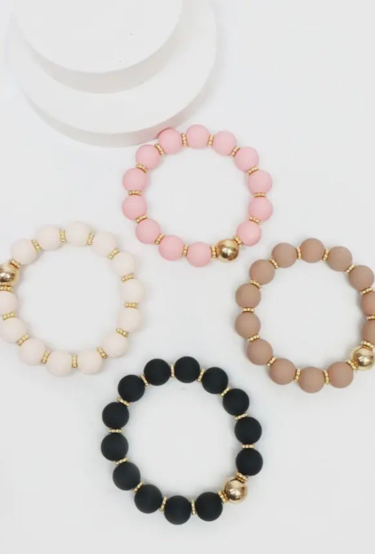 Matte Beaded Bracelet