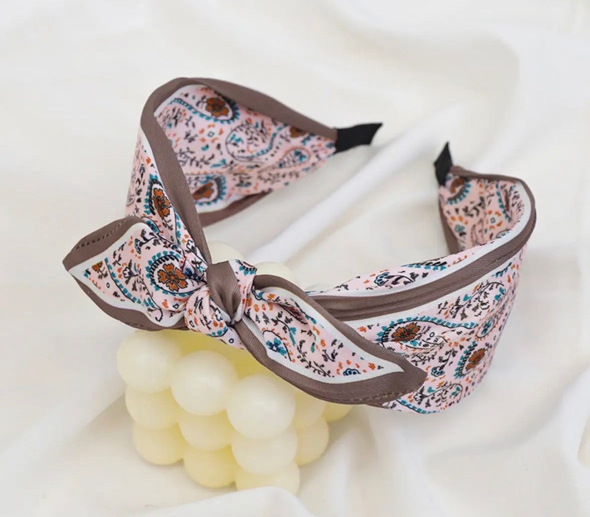 Boho Vintage Bow Headband