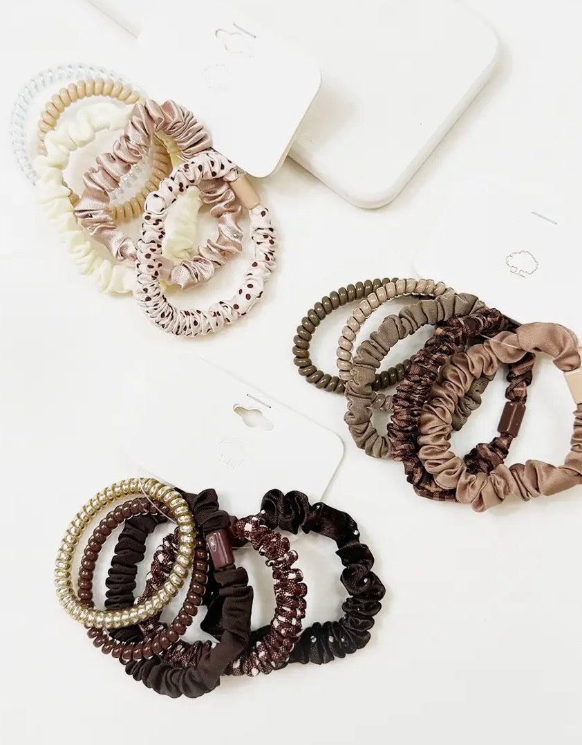 Brown Tone Hair Ties