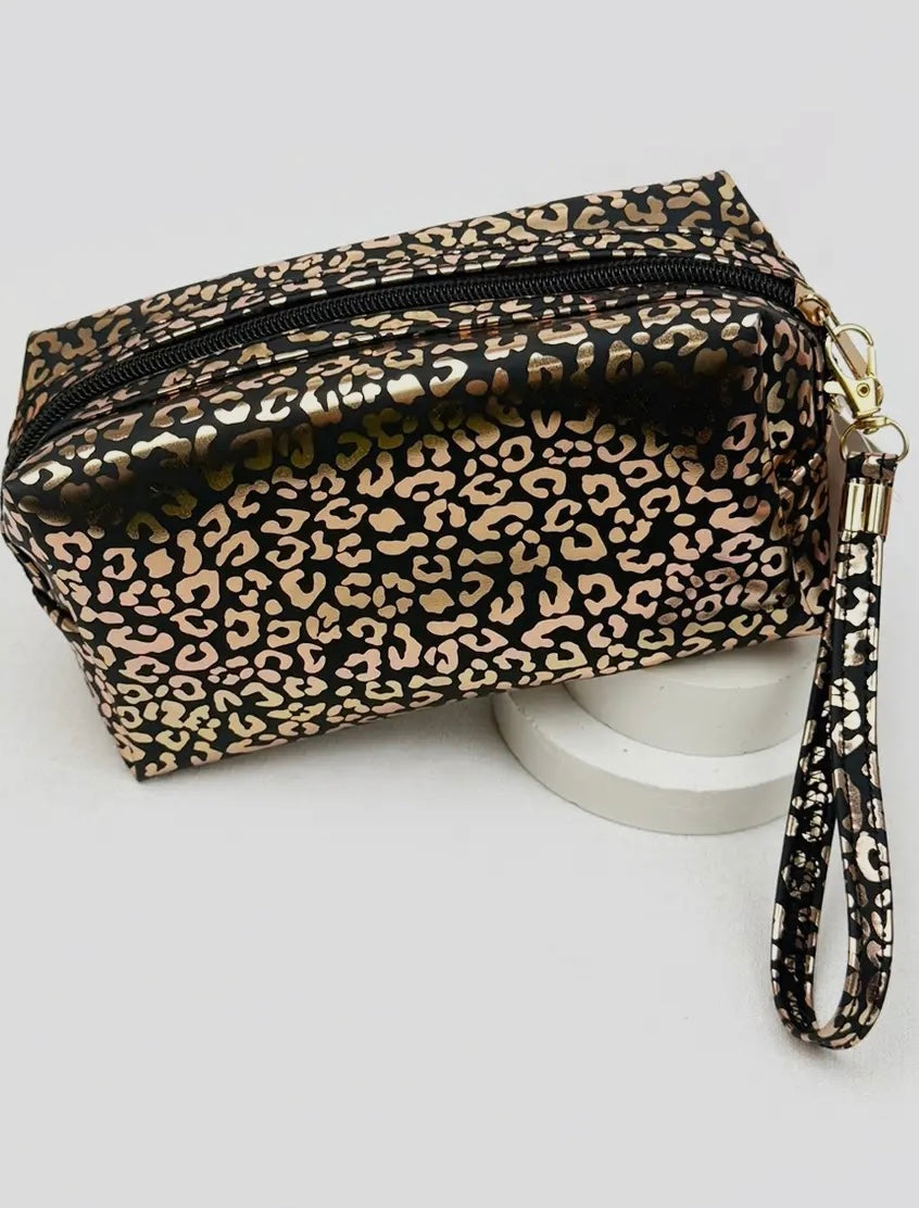 Leopard Cosmetic Bag