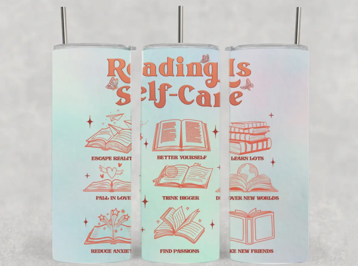 Reading Self Care Tumbler (Pre-Order)