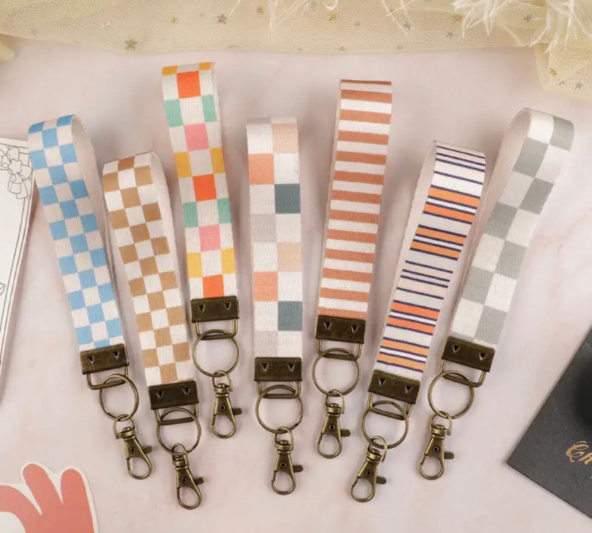 Boho Wristlet Keychain