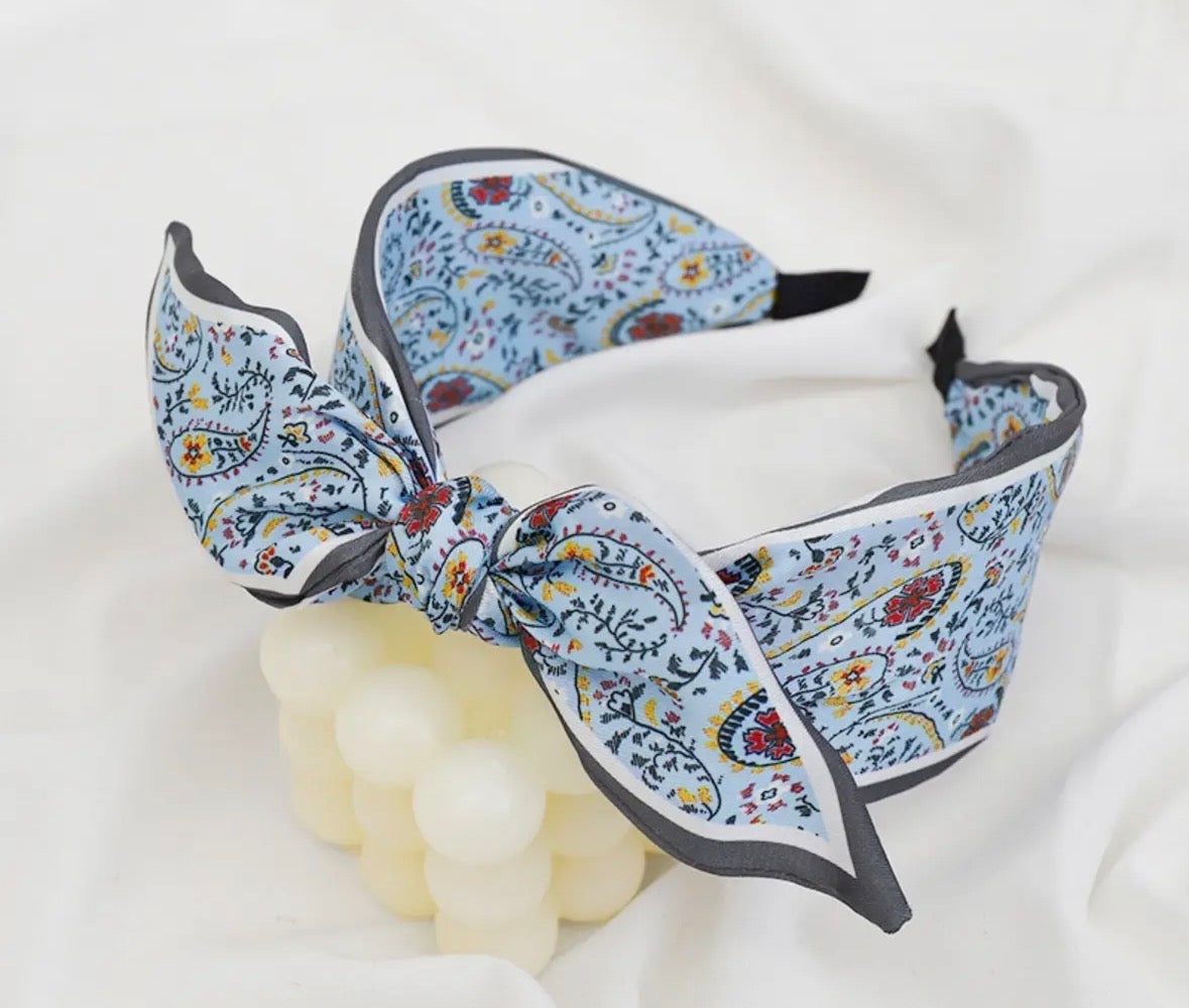 Boho Vintage Bow Headband