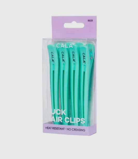 Cala Teal Duck Hair Clips