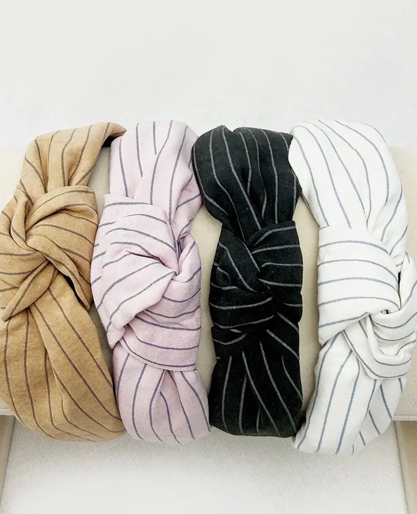 Stripped Knotted Headband