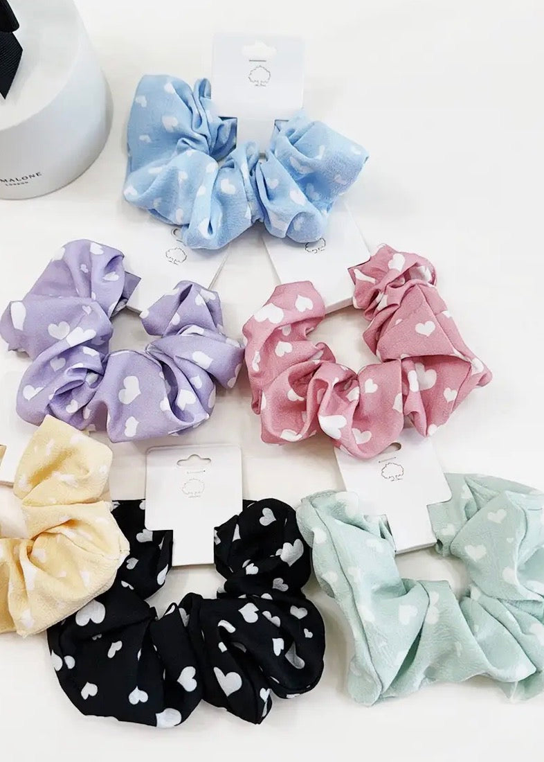 Heart Scrunchie