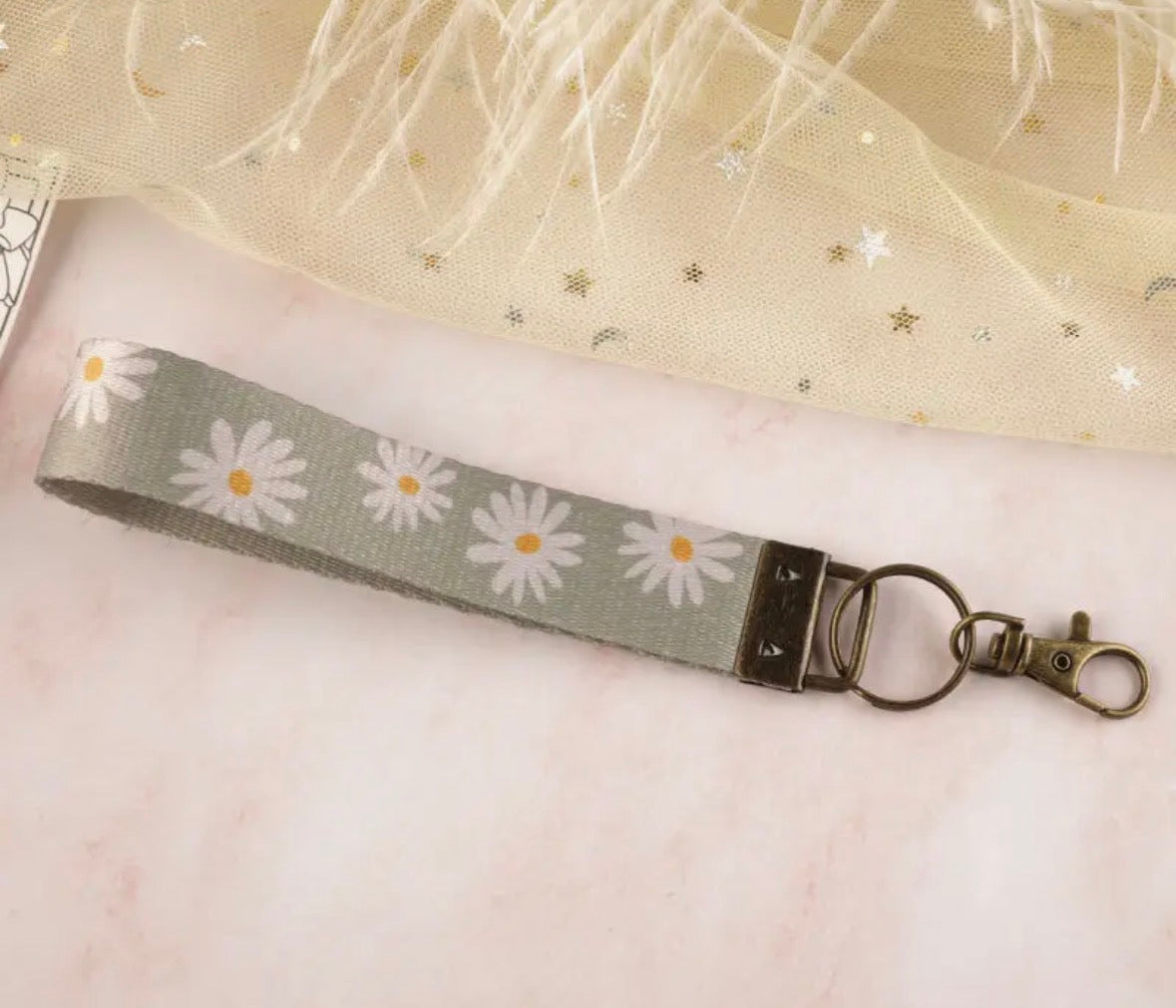 Boho Wristlet Keychain