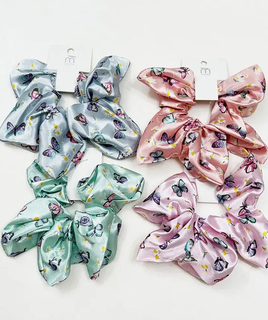Flower Shape Butterfly Scrunchie