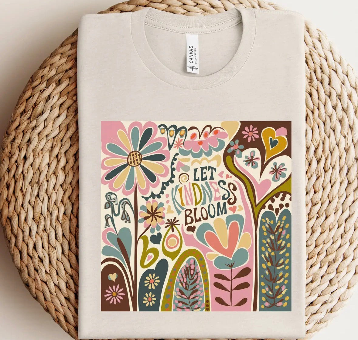 Boho Let Kindess Bloom Tee Pre-Order