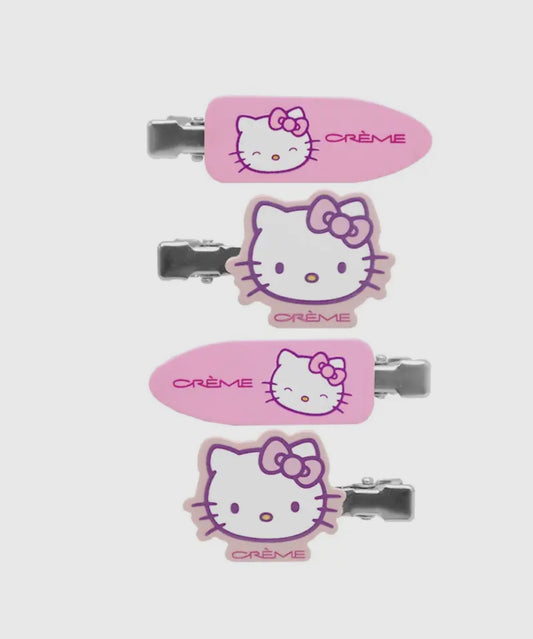 Hello Kitty Crease Hair Clips