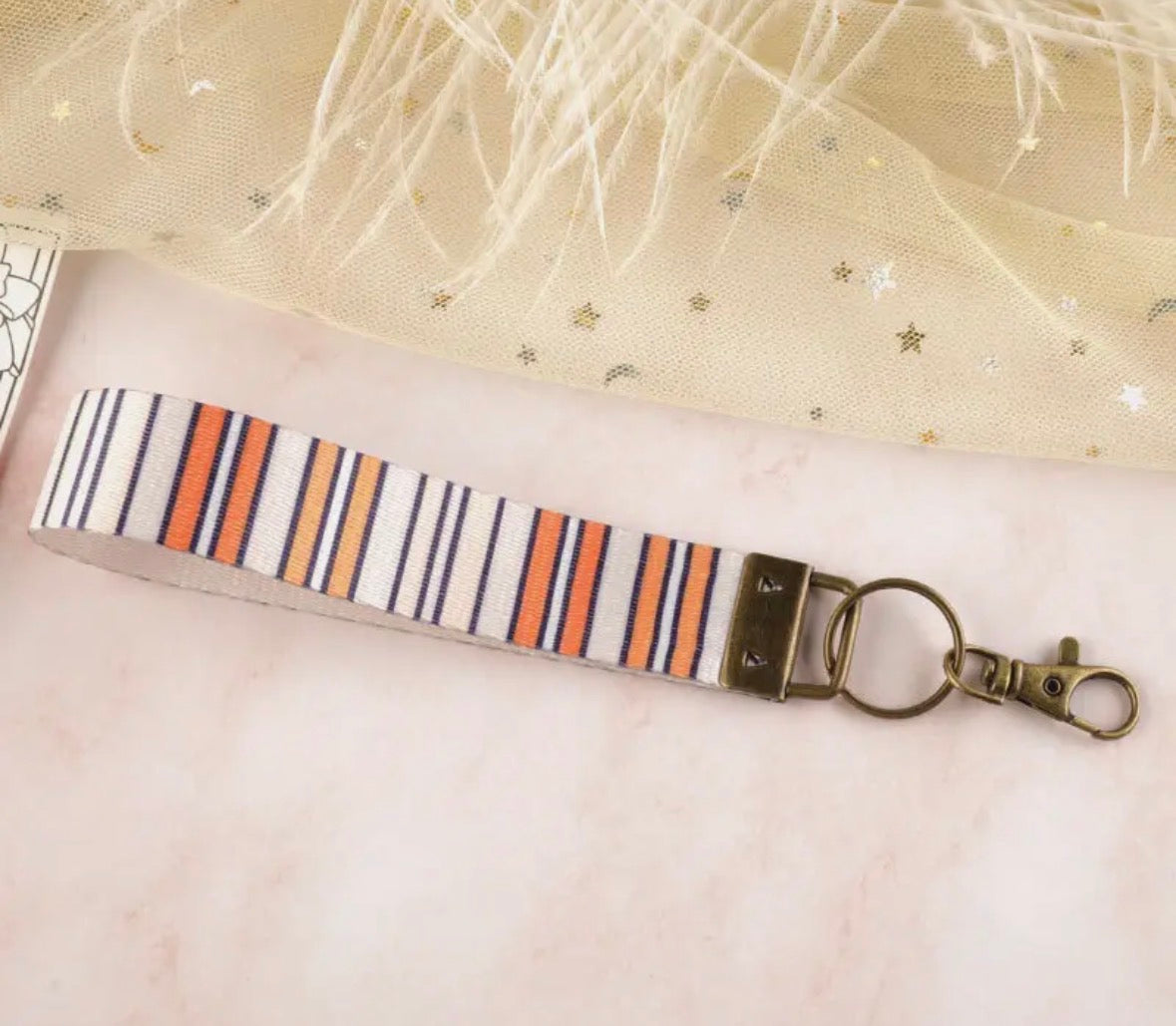 Boho Wristlet Keychain