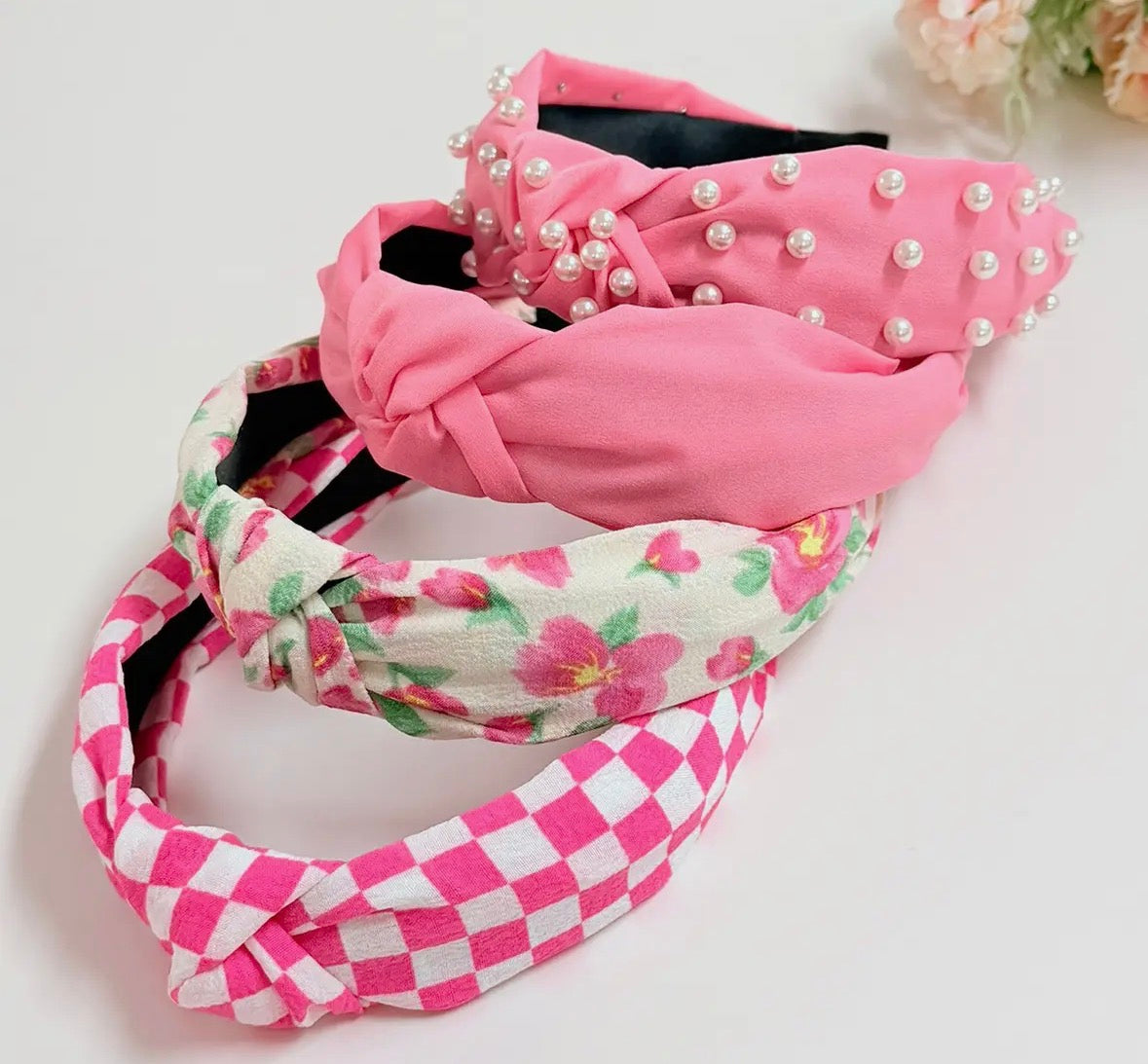 Pink Color Headbands