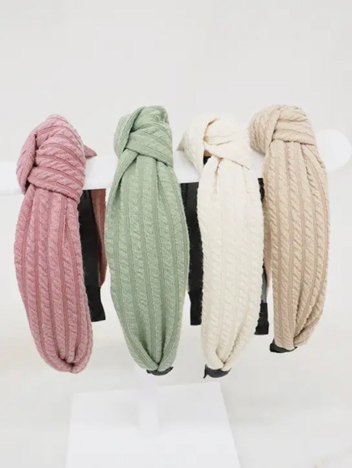 Ribbed Knotted Headband