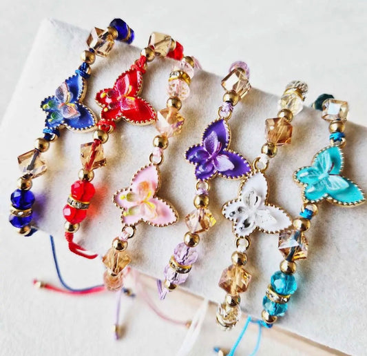 Beaded Butterfly Bracelet