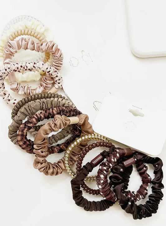 Brown Tone Hair Ties