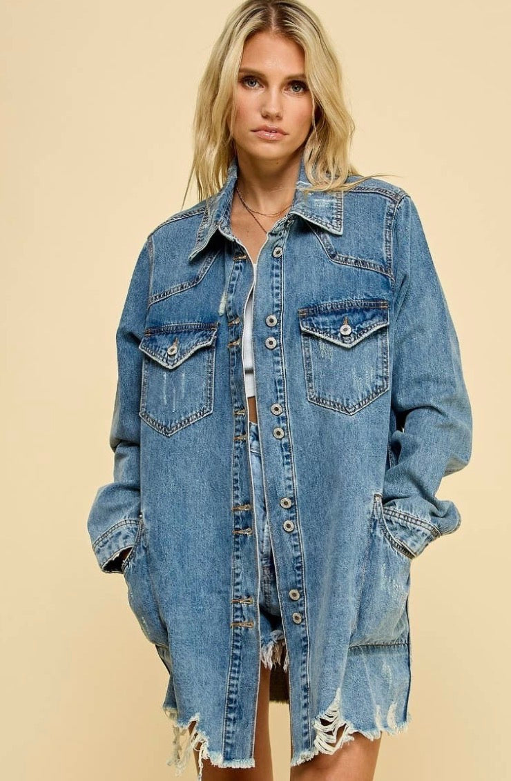 Denim Western Shirt