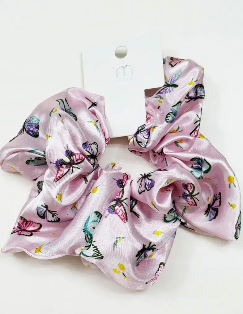 Flower Shape Butterfly Scrunchie