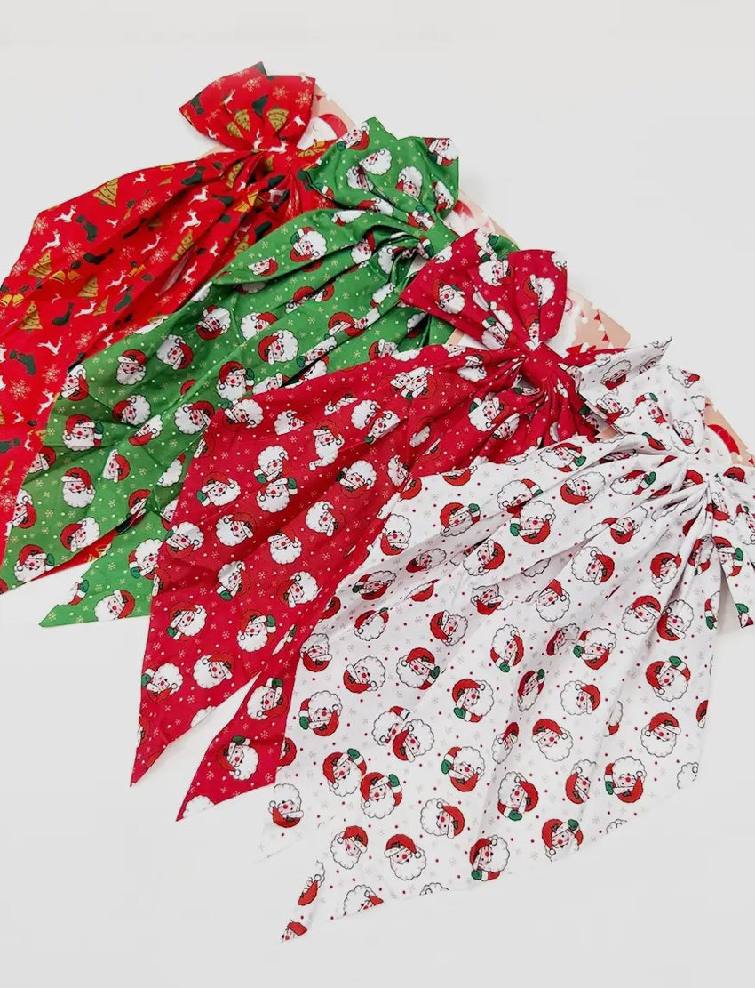 Mystery Christmas Long Tail Hairbow
