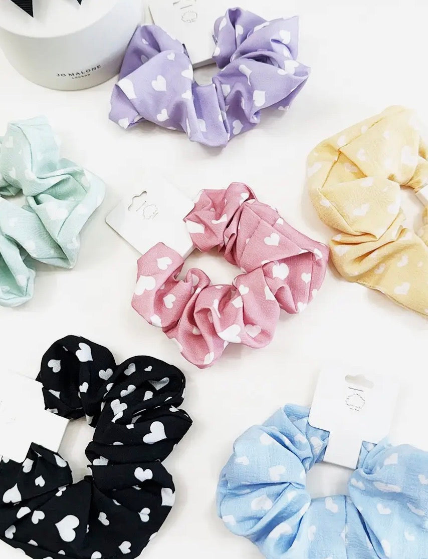 Heart Scrunchie