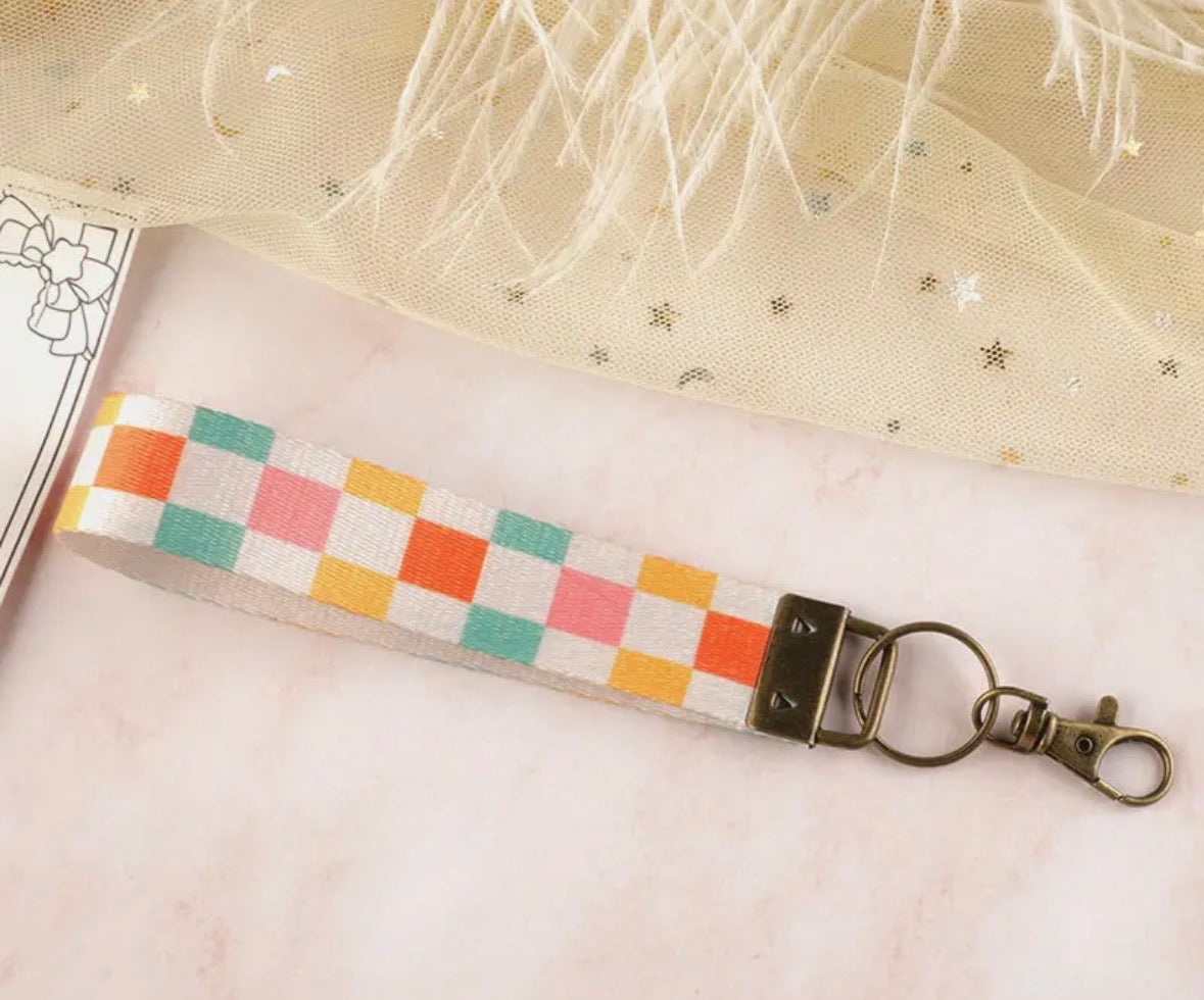 Boho Wristlet Keychain