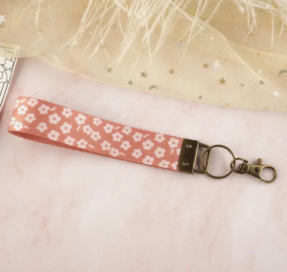 Boho Wristlet Keychain