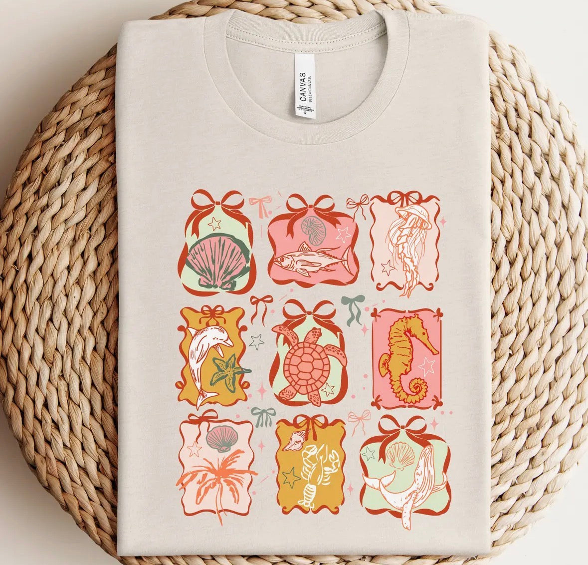 Coastal Beach Coquette Tee Pre-Order