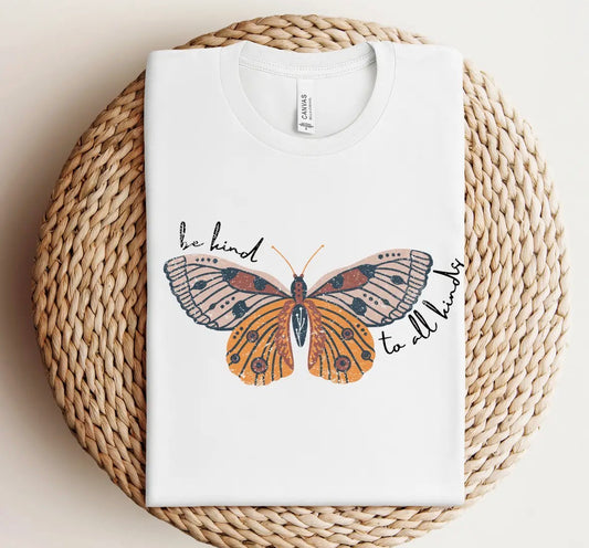 Be Kind Butterfly Tee Pre-Order