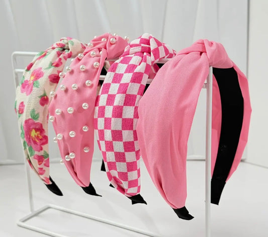 Pink Color Headbands