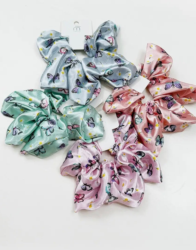 Flower Shape Butterfly Scrunchie