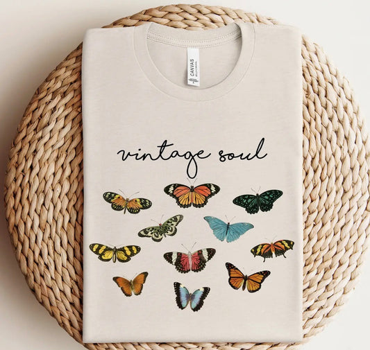 Vintage Soul Butterfly Tee Pre-Order
