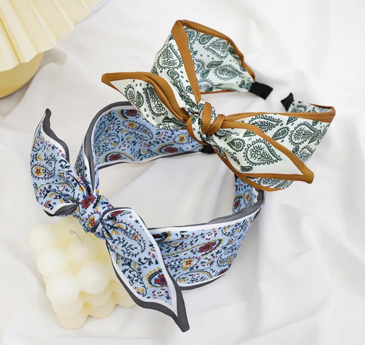 Boho Vintage Bow Headband