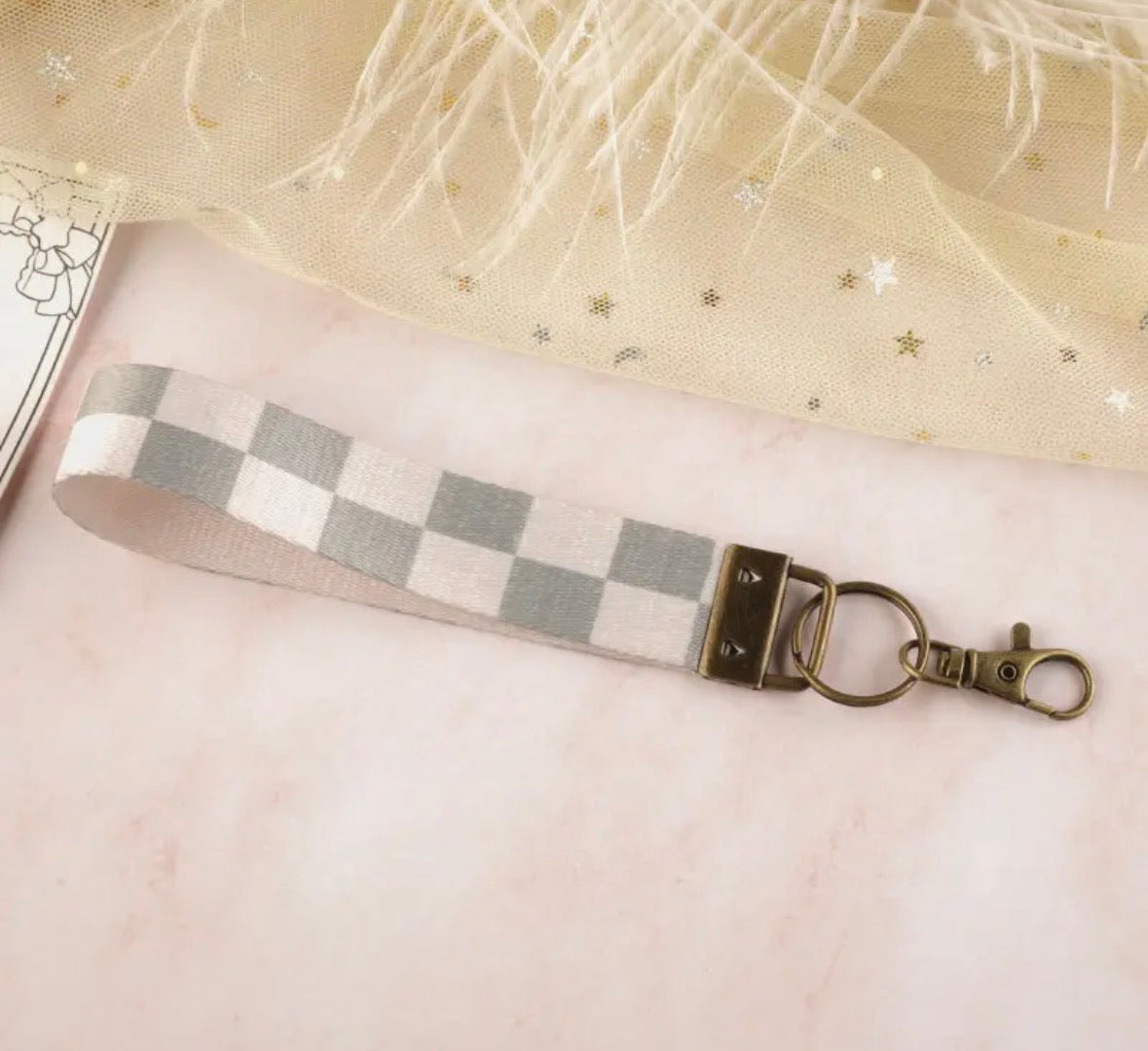 Boho Wristlet Keychain