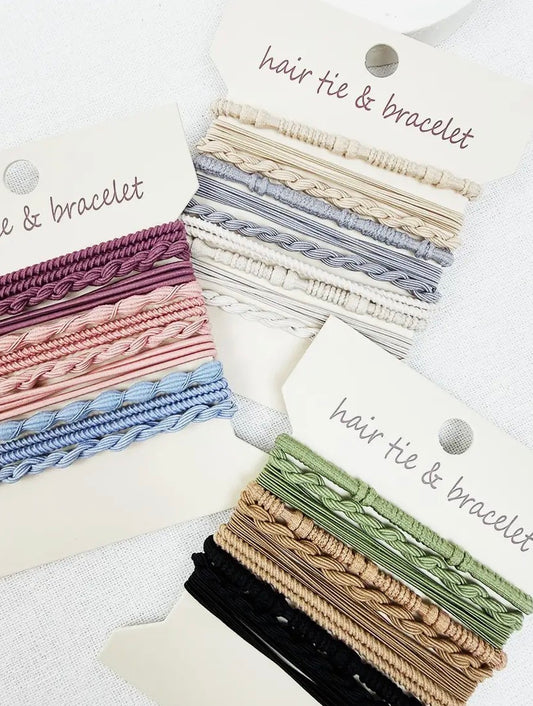 Boho Hair Tie Bracelets
