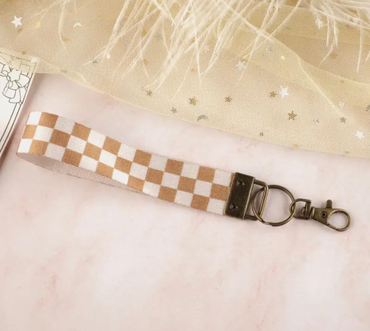 Boho Wristlet Keychain