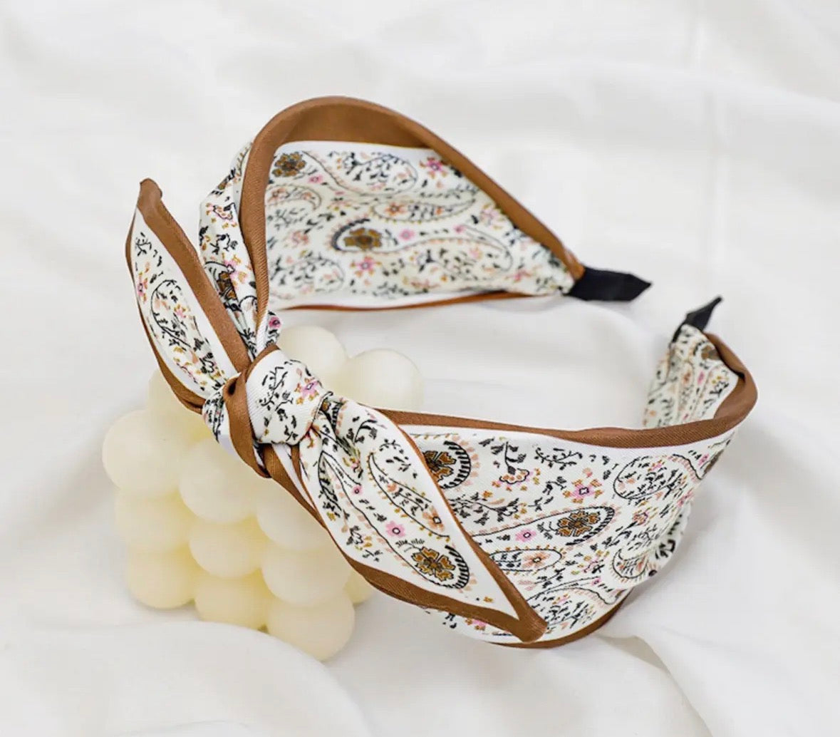 Boho Vintage Bow Headband