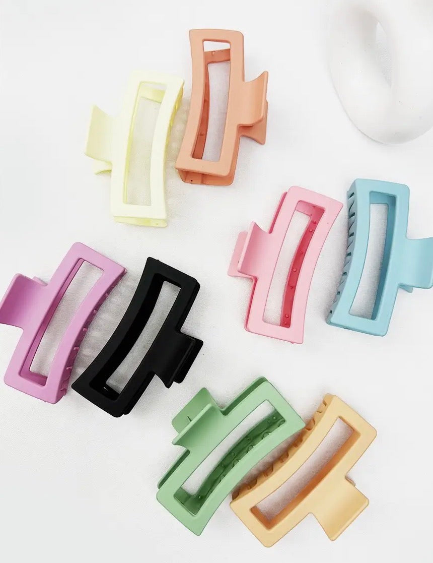 Extra Large Matte Rectangle Claw