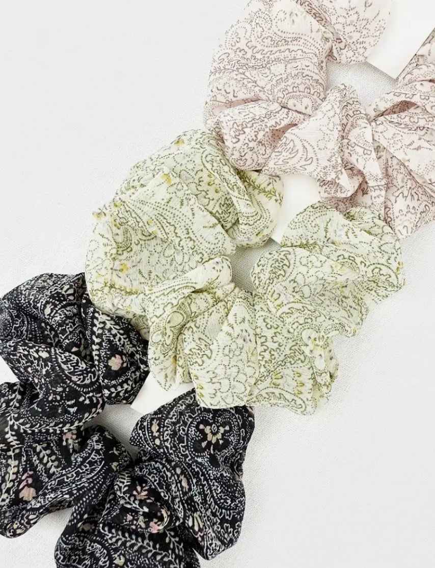 Chiffon Scrunchies