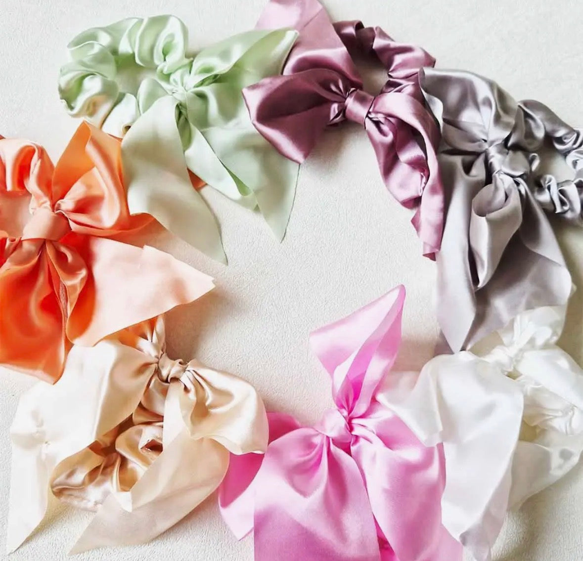 Satin Scrunchie and Headband Set