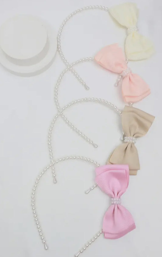 Bow Pearl Headband