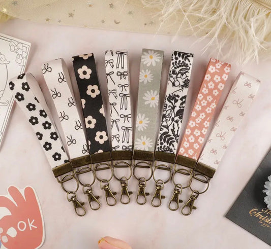 Boho Wristlet Keychain