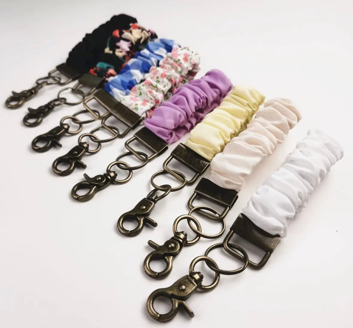 Scrunchie Wristlet Keychain
