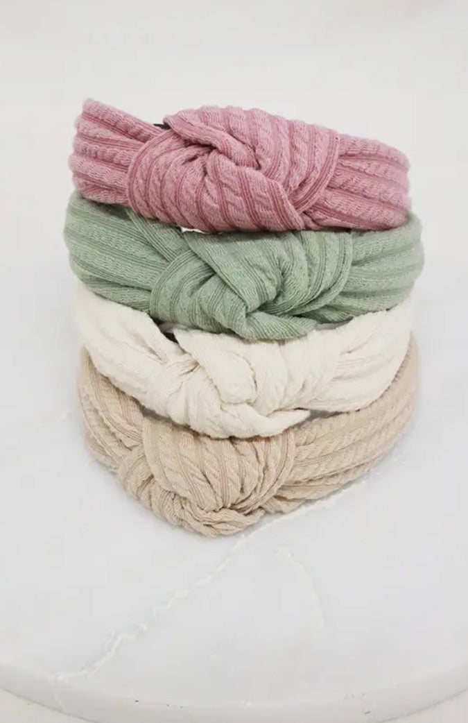 Ribbed Knotted Headband