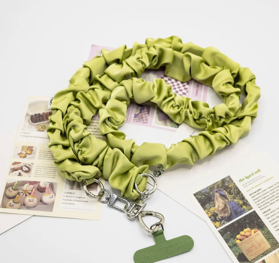 Heart Shape Scrunchie Landyard