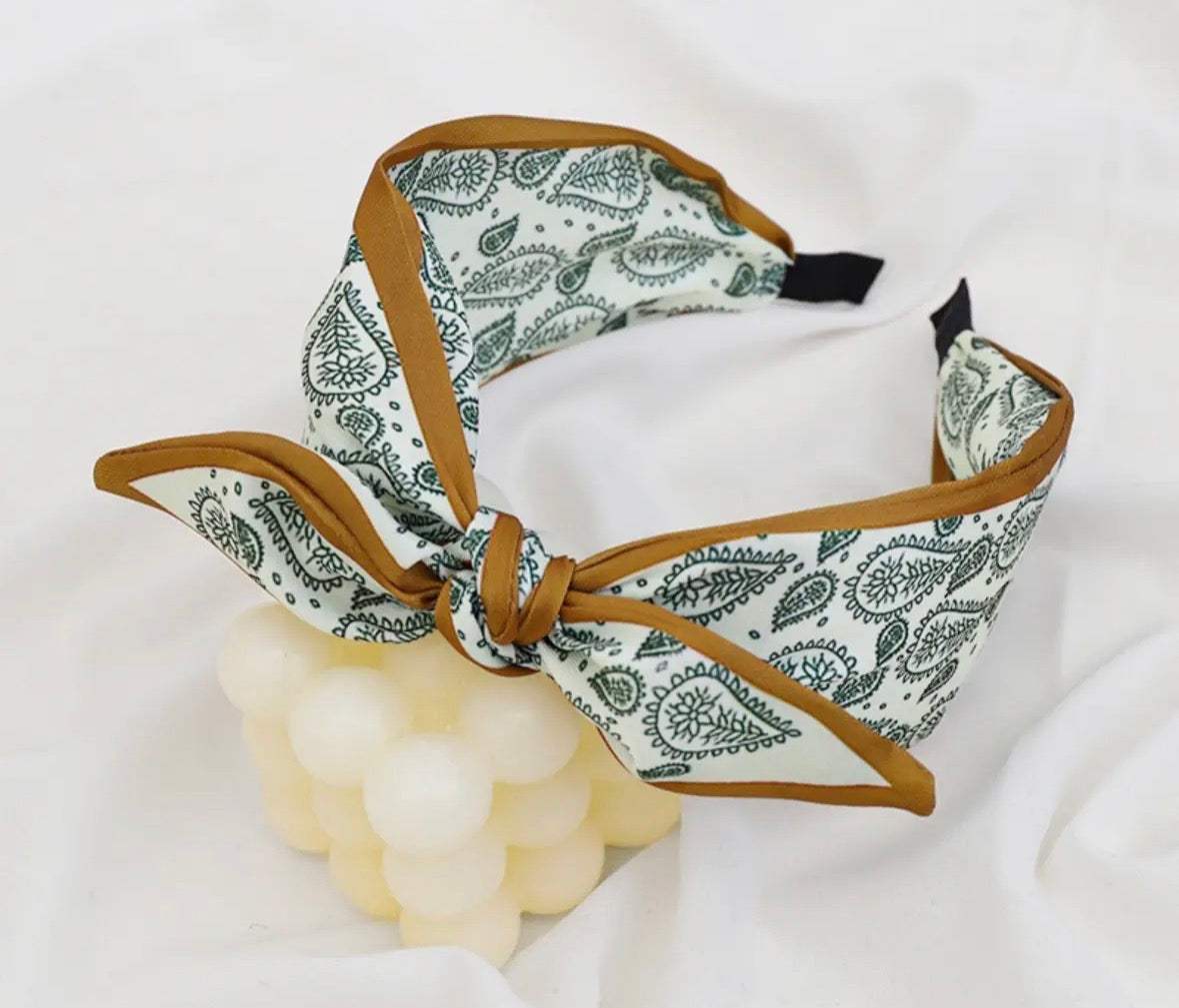 Boho Vintage Bow Headband