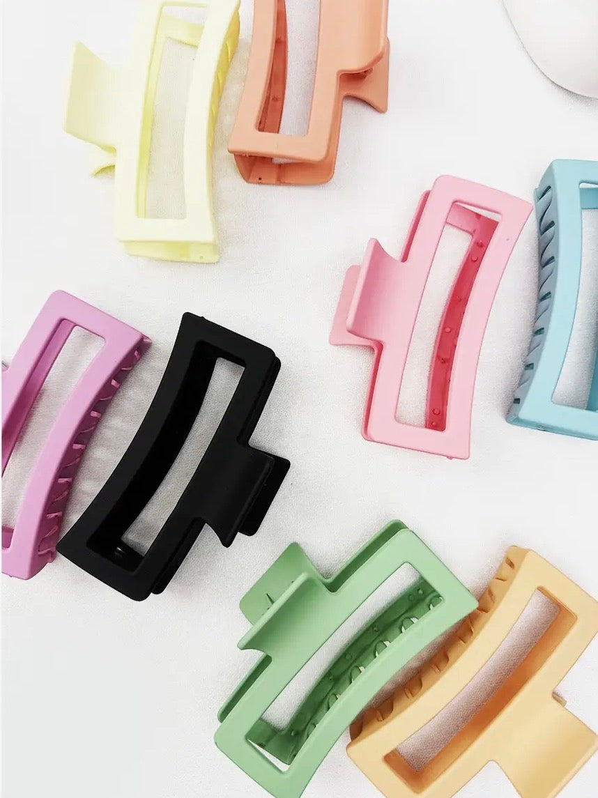 Extra Large Matte Rectangle Claw