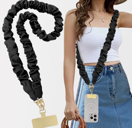 Plain scrunchie Landyard